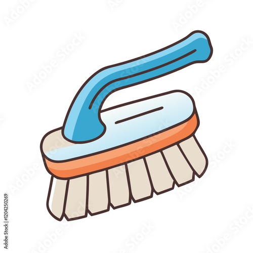 scrub brush icon, scrub brush vector illustration-simple illustration of scrub brush, perfect for scrub brush logos and icons