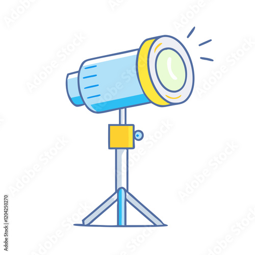 searchlight icon, searchlight vector illustration-simple illustration of searchlight, perfect for searchlight logos and icons