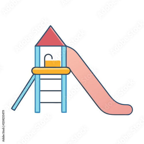slide icon, slide vector illustration-simple illustration of slide, perfect for slide logos and icons