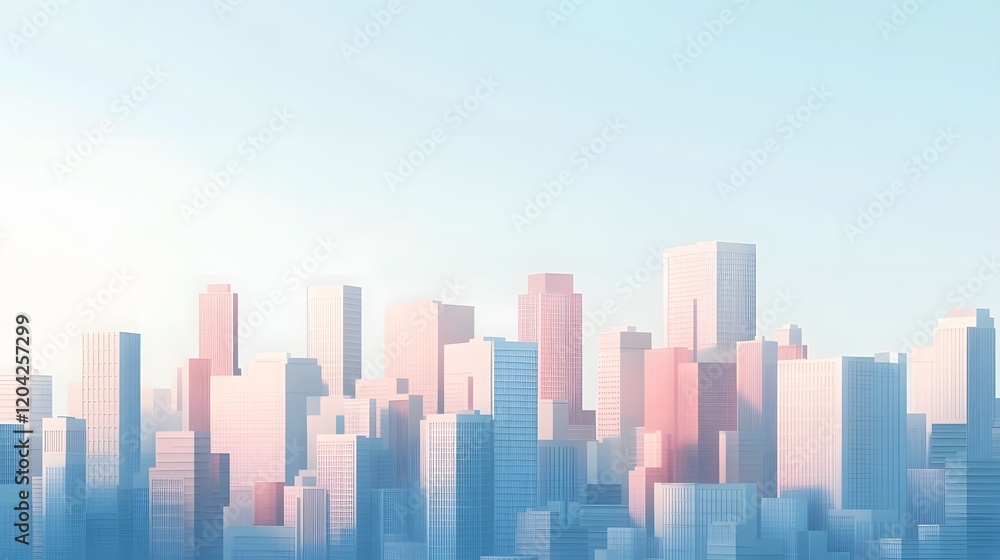 Modern Cityscape with Vibrant Skyscrapers and Architectural Wonders Modern Cityscape with Vibrant Skyscrapers and Architectural Wonders
