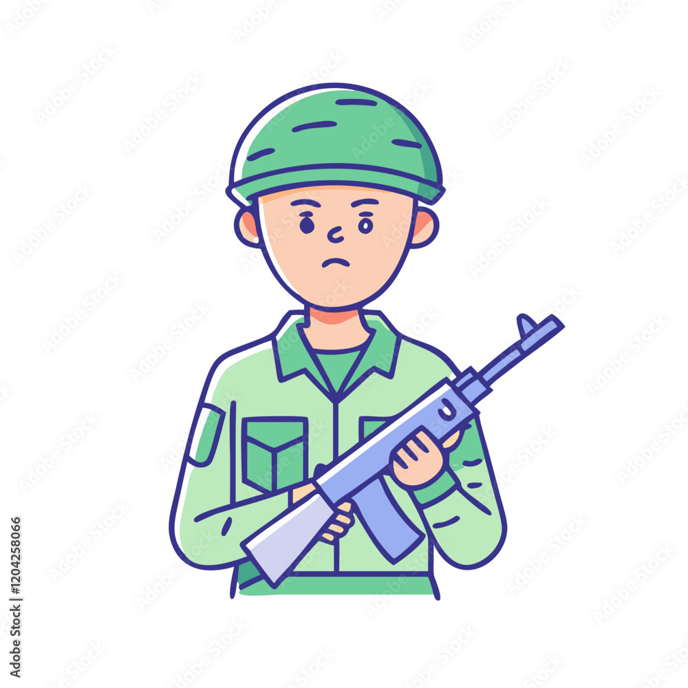 soldier icon, soldier vector illustration-simple illustration of soldier, perfect for soldier logos and icons soldier icon, soldier vector illustration-simple illustration of soldier, perfect for soldier logos and icons