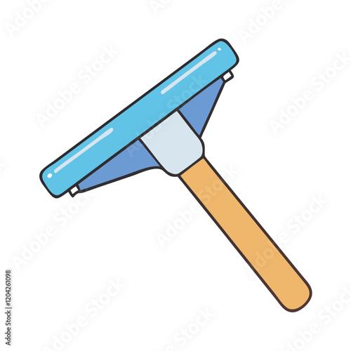 squeegee icon, squeegee vector illustration-simple illustration of squeegee, perfect for squeegee logos and icons