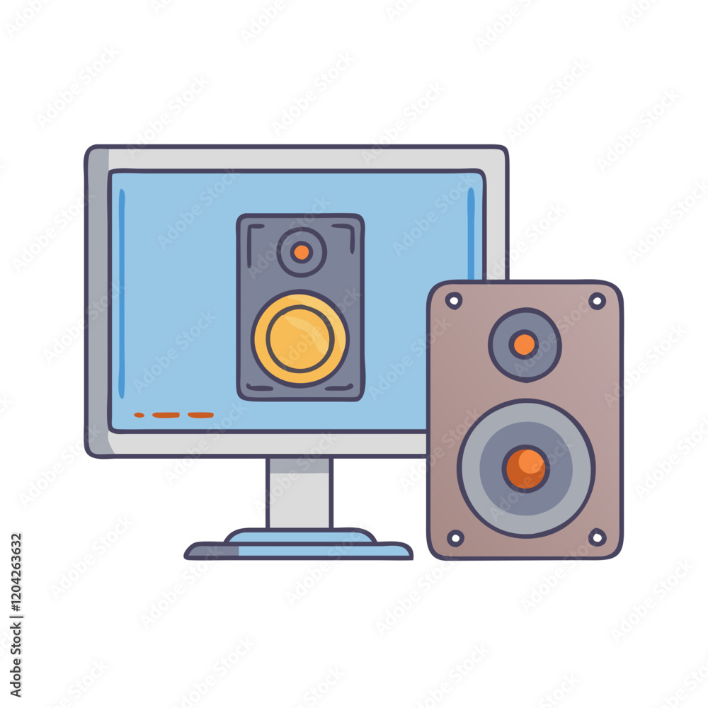 studio monitor icon, studio monitor vector illustration-simple illustration of studio monitor, perfect for studio monitor logos and icons studio monitor icon, studio monitor vector illustration-simple illustration of studio monitor, perfect for studio monitor logos and icons