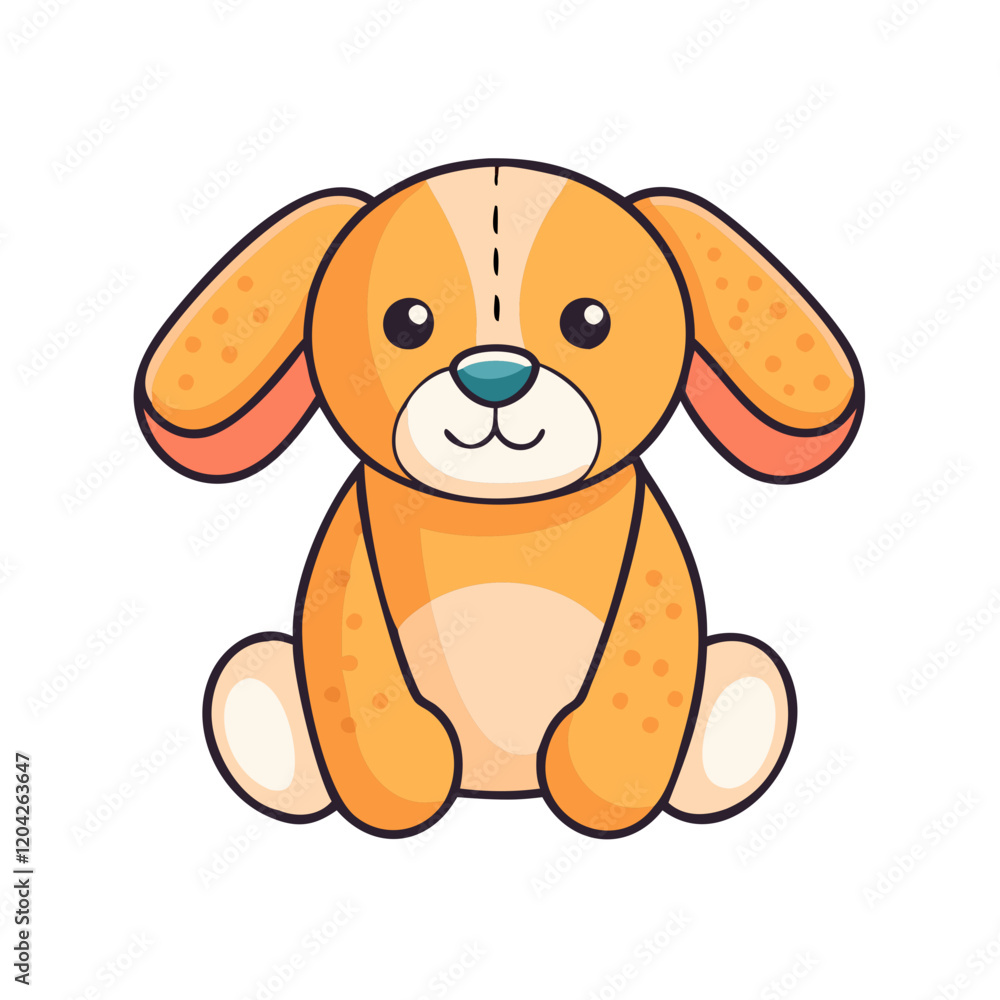 Fototapeta premium stuffed animal icon, stuffed animal vector illustration-simple illustration of stuffed animal, perfect for stuffed animal logos and icons