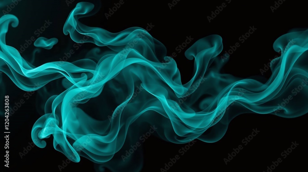 Fototapeta premium abstract smoke background on a black background