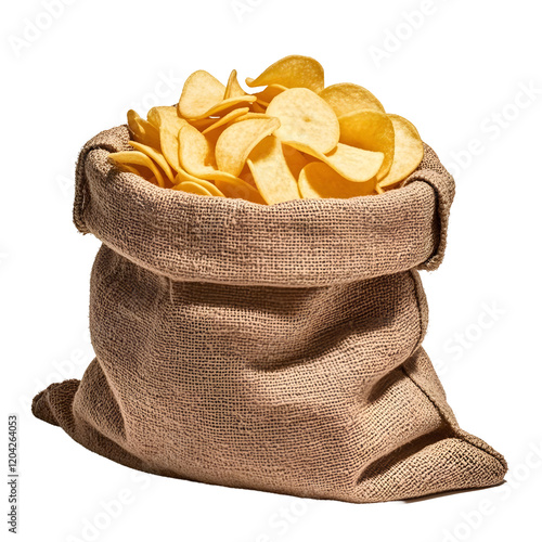 Potato Chips   in full sack   photo