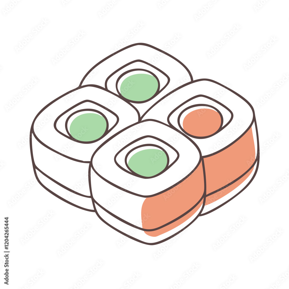 sushi icon, sushi vector illustration-simple illustration of sushi, perfect for sushi logos and icons sushi icon, sushi vector illustration-simple illustration of sushi, perfect for sushi logos and icons