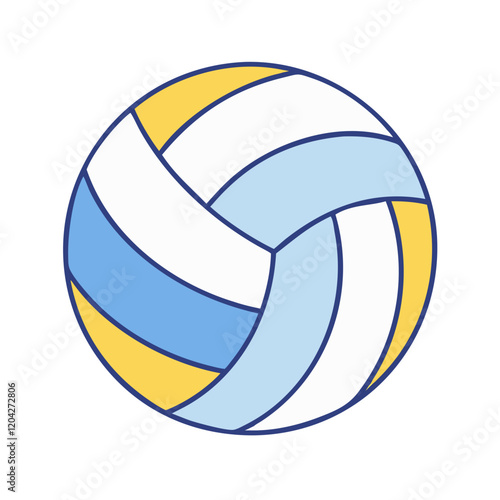 volleyball icon, volleyball vector illustration-simple illustration of volleyball, perfect for volleyball logos and icons