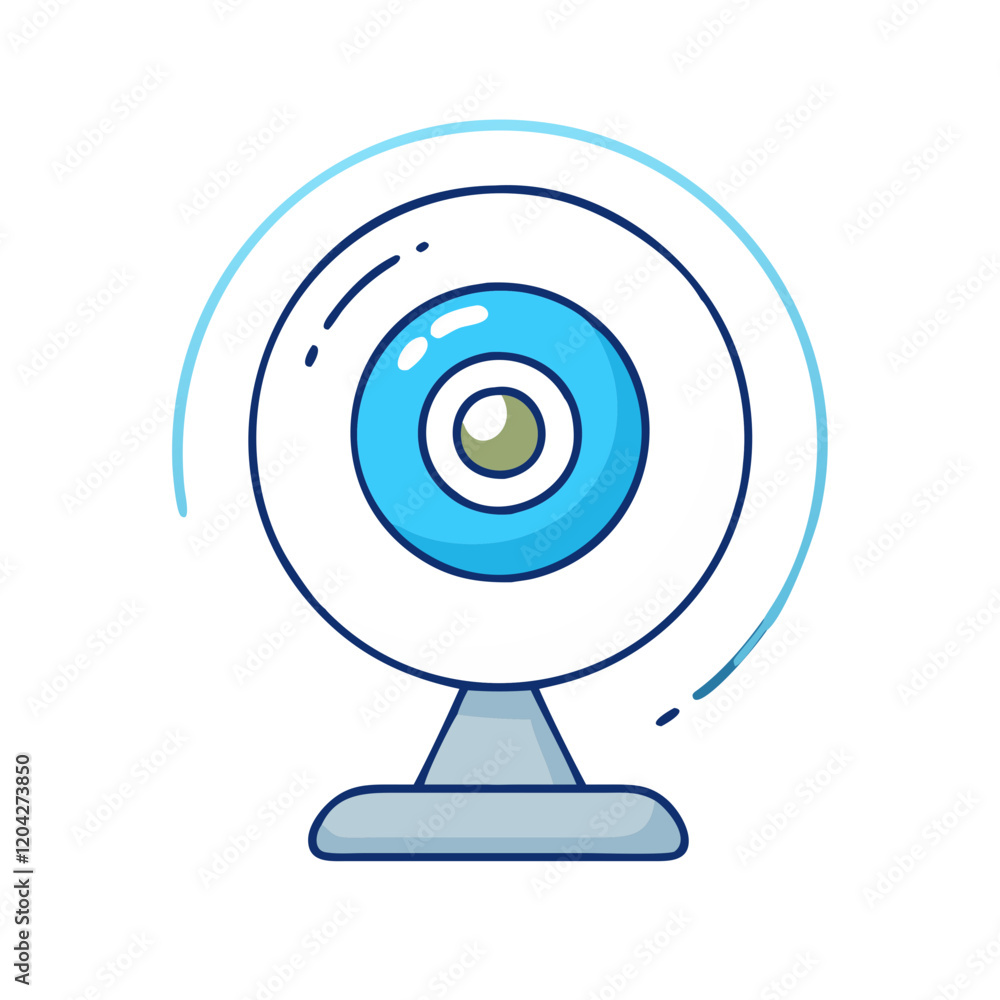 webcam icon, webcam vector illustration-simple illustration of webcam, perfect for webcam logos and icons