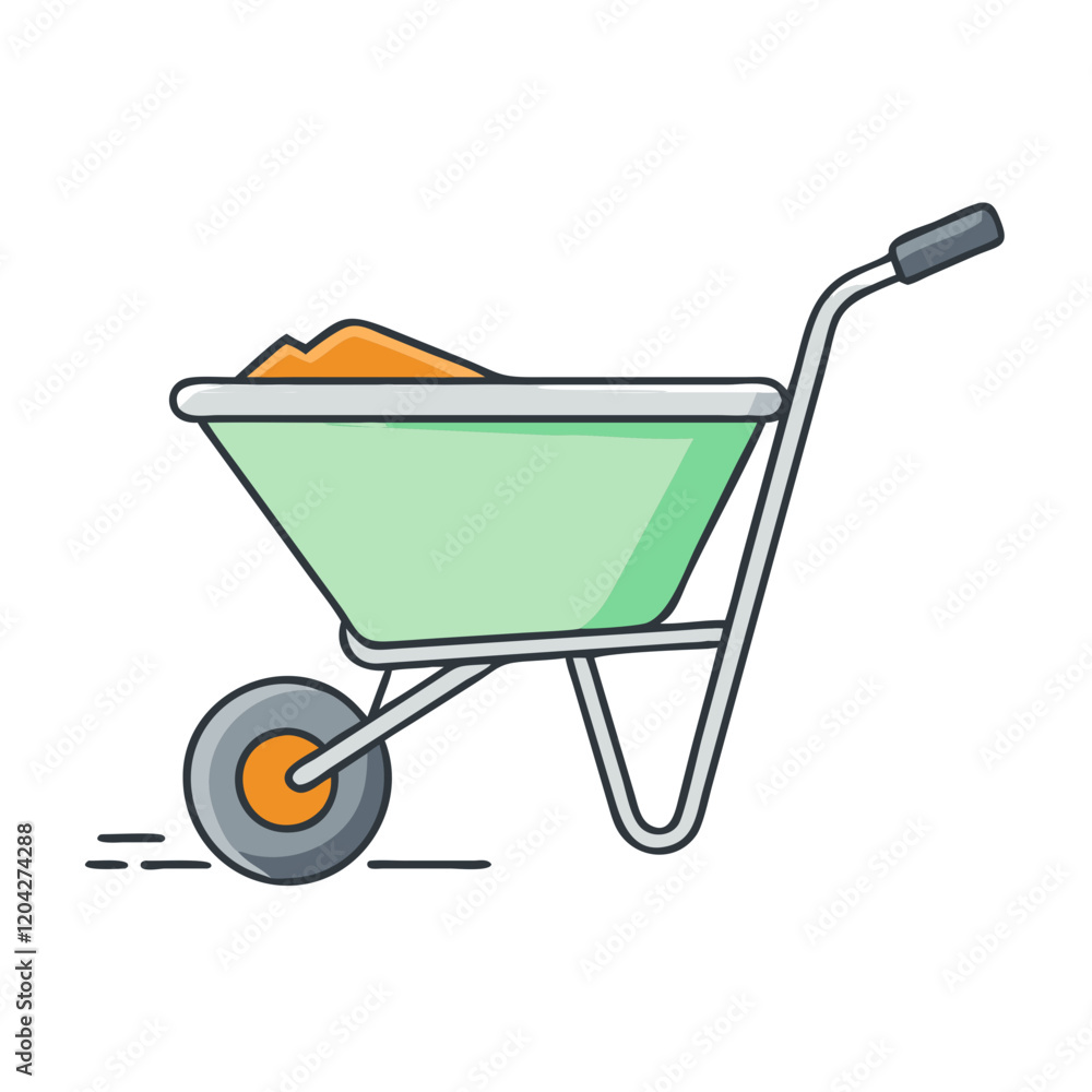 wheelbarrow icon, wheelbarrow vector illustration-simple illustration of wheelbarrow, perfect for wheelbarrow logos and icons wheelbarrow icon, wheelbarrow vector illustration-simple illustration of wheelbarrow, perfect for wheelbarrow logos and icons