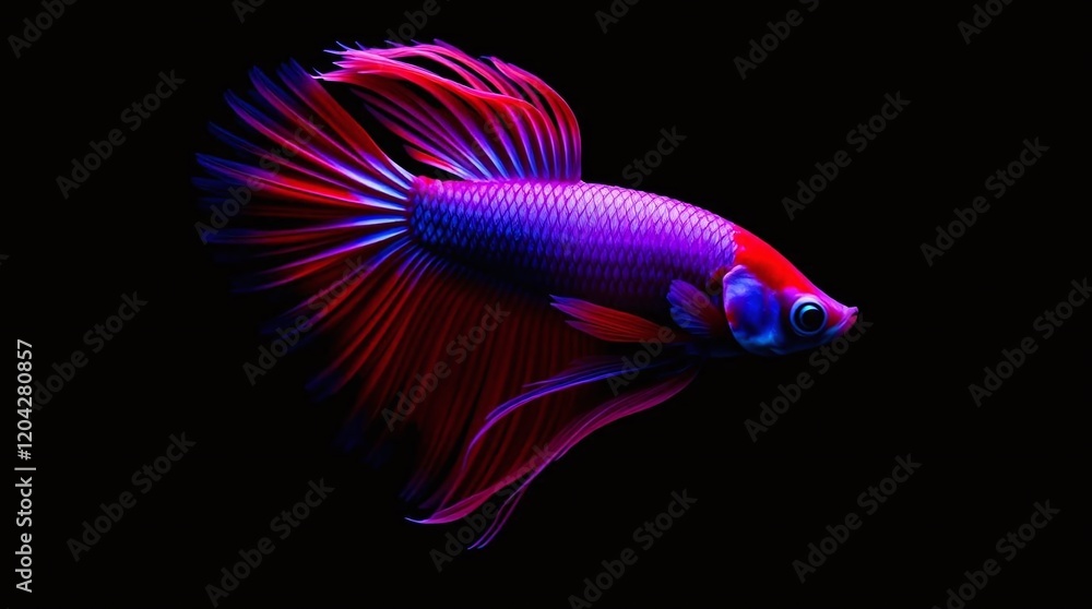 Fototapeta premium siamese fighting fish in aquarium