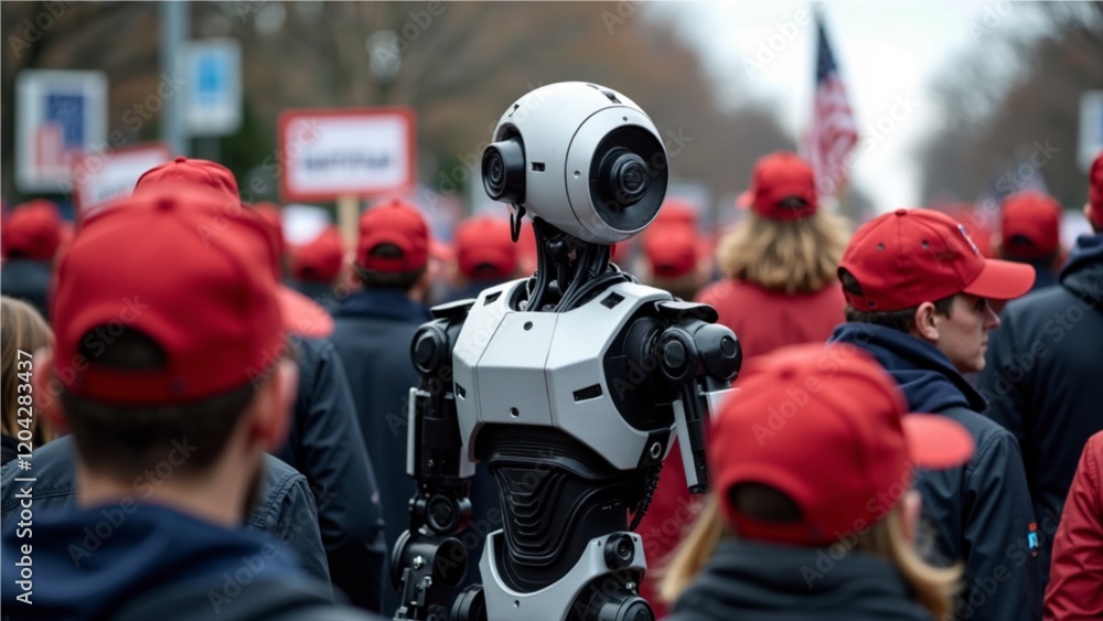 Futuristic Security: Autonomous Robot Patrolling a Political Rally Futuristic Security: Autonomous Robot Patrolling a Political Rally