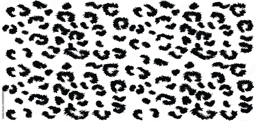 seamless texture leopard black and white spots pattern seamless texture leopard black and white spots pattern