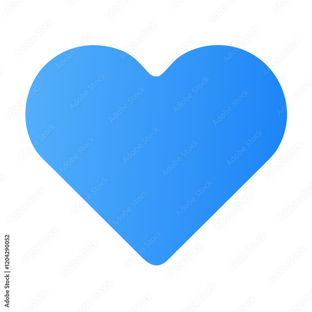blue heart shape, simple geometric design, flat color, minimalist icon, clean lines, rounded edges, love symbol, social media like button, solid fill, vector graphic style, sky blue, 2D illustration, blue heart shape, simple geometric design, flat color, minimalist icon, clean lines, rounded edges, love symbol, social media like button, solid fill, vector graphic style, sky blue, 2D illustration,