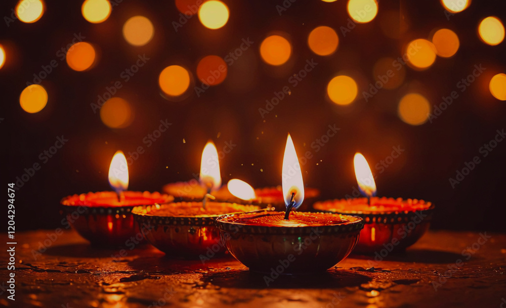 A group of candles are lit and placed in a gold bowl on a table. The candles are arranged in a row, with some of them closer to the front and others further back. The bowl is the main focus of the A group of candles are lit and placed in a gold bowl on a table. The candles are arranged in a row, with some of them closer to the front and others further back. The bowl is the main focus of the