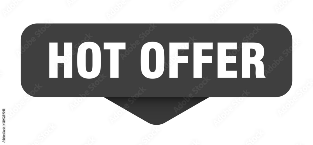 hot offer sticker. hot offer sign on transparent background hot offer sticker. hot offer sign on transparent background