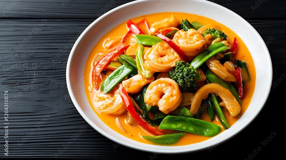 Vibrant and Flavorful Asian Stir-Fry Dish with Silky Textures and Bold Taste Vibrant and Flavorful Asian Stir-Fry Dish with Silky Textures and Bold Taste