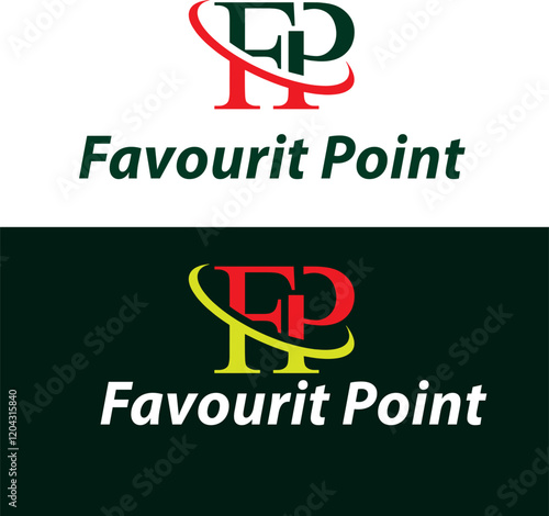 Favorite Pont and FP Letter Unique Design