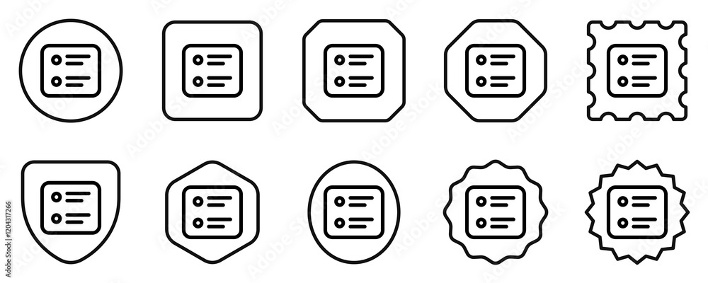Vector timeline, outline, list icon. Black, white background. Perfect for app and web interfaces, infographics, presentations, marketing, etc. Vector timeline, outline, list icon. Black, white background. Perfect for app and web interfaces, infographics, presentations, marketing, etc.