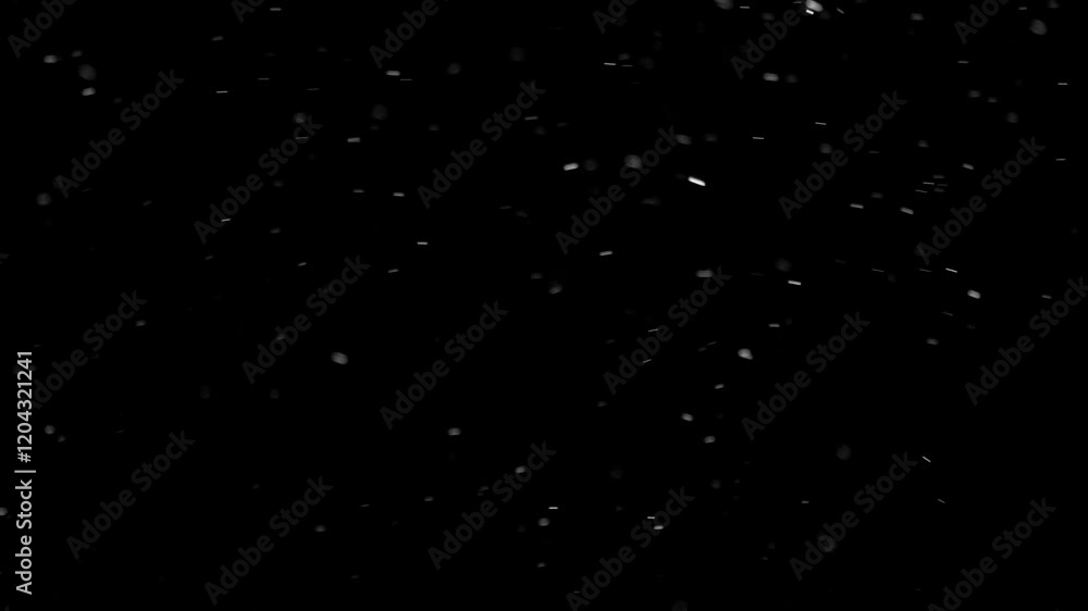 Natural Organic Dust Particles Floating On Black Background. Glittering Sparkling Particles Randomly Spin In The Air With Bokeh. Dynamic Particles With Fast And Slow Motion. Shimmering Dust In Space. Natural Organic Dust Particles Floating On Black Background. Glittering Sparkling Particles Randomly Spin In The Air With Bokeh. Dynamic Particles With Fast And Slow Motion. Shimmering Dust In Space.