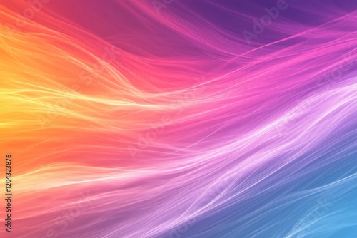 Wallpaper Mural Abstract background flowing smoothly with bright vibrant colors creating a beautiful and colorful design Torontodigital.ca