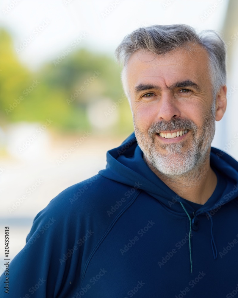 A cheerful White man dressed in a hoodie smiles warmly while promoting wildlife awareness and appreciation for nature