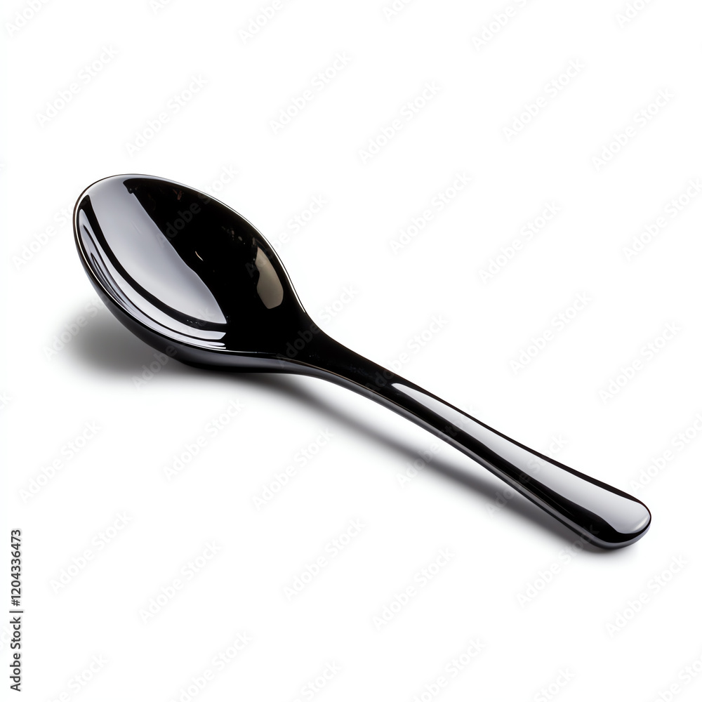 Elegant black serving spoon, perfect for dining or culinary presentations, showcasing modern design and functionality. Elegant black serving spoon, perfect for dining or culinary presentations, showcasing modern design and functionality.