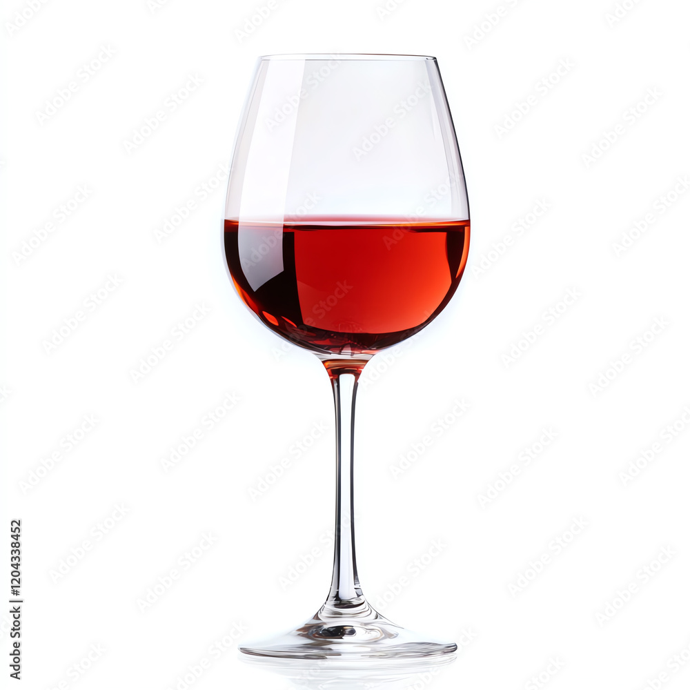 Elegant red wine glass filled with a rich, vibrant red wine, perfect for dining or a cozy evening. Elegant red wine glass filled with a rich, vibrant red wine, perfect for dining or a cozy evening.