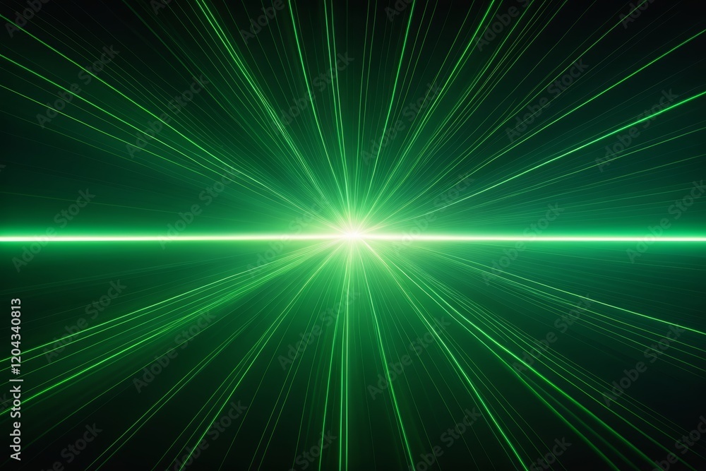 a close up of a green light shining through a dark background a close up of a green light shining through a dark background