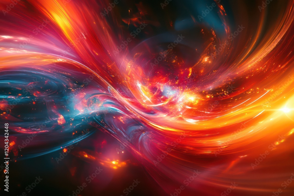 Obraz premium Abstract Light Patterns Create abstract designs using light patterns and reflections.