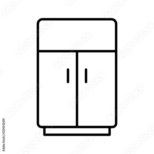 drawers line icon