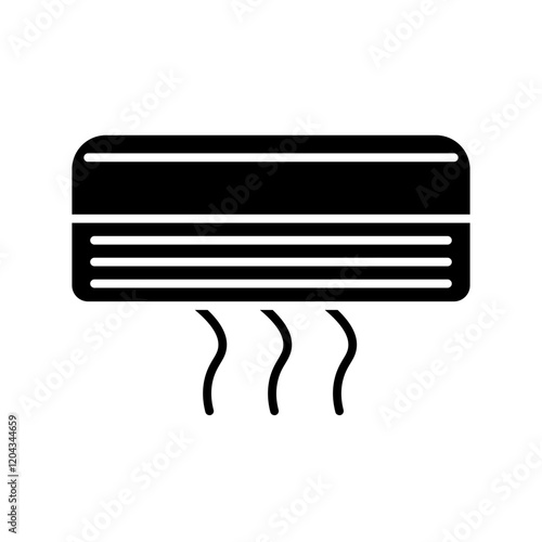air conditioner glyph icon