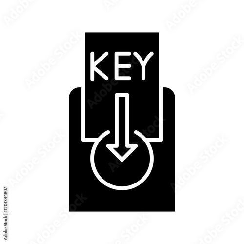 keycard glyph icon
