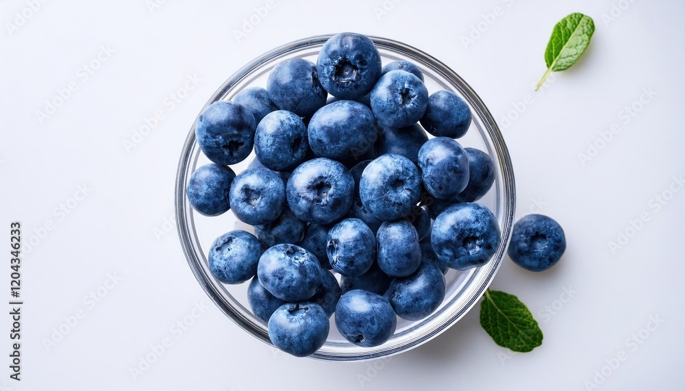 Blueberries on a white background Blueberries on a white background
