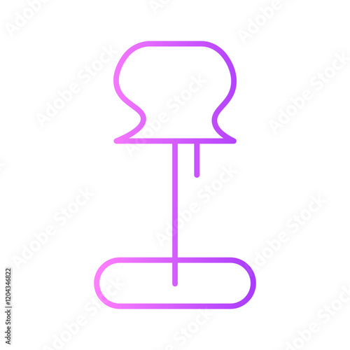 lamp gradient icon