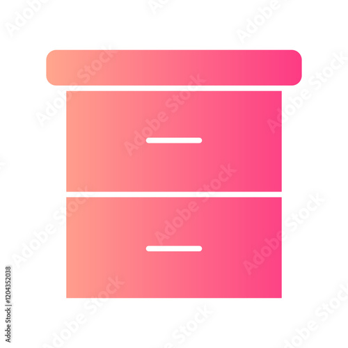 cupboard gradient icon