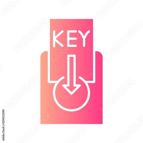 keycard gradient icon
