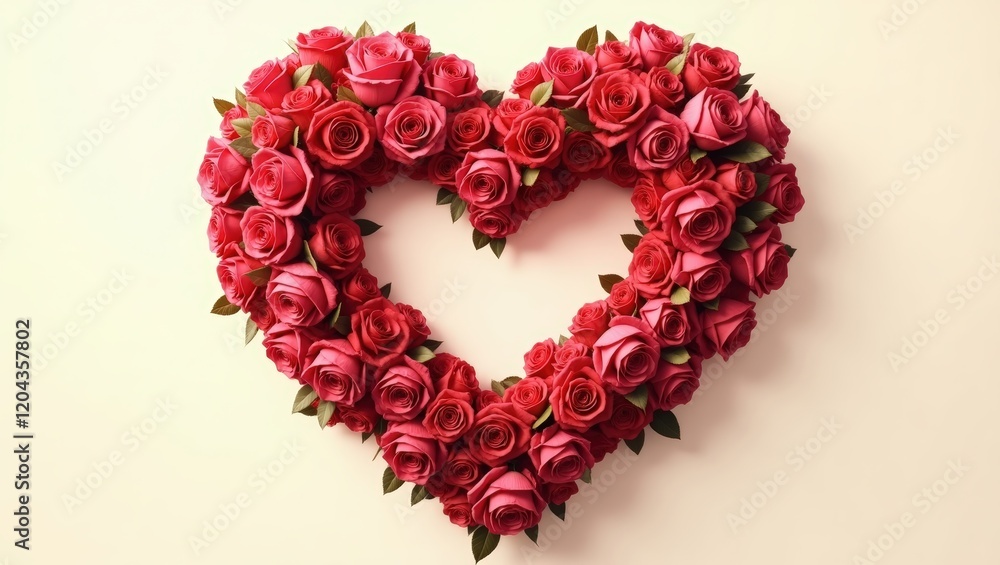 Heart made of roses Heart made of roses