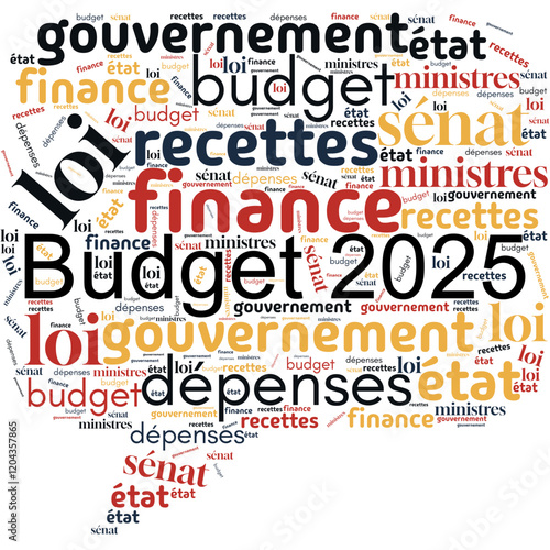 Nuage de mots : Budget 2025