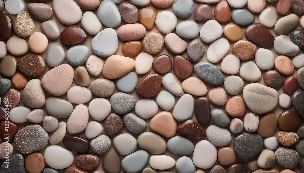 A pebble mosaic tile featuring smooth, rounded stones in earthy tones like beige and gray, creating a natural, textured surface ideal for adding rustic charm to any space. A pebble mosaic tile featuring smooth, rounded stones in earthy tones like beige and gray, creating a natural, textured surface ideal for adding rustic charm to any space.