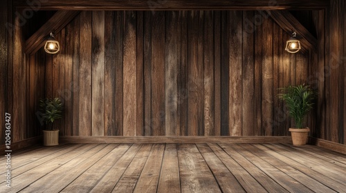 Rustic Wooden Room Interior Design: A Cozy Cabin Retreat