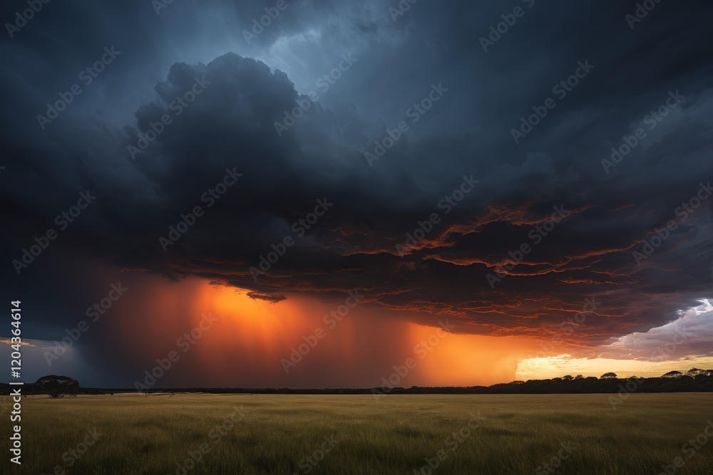 arafed storm clouds over a field with a lone tree in the distance arafed storm clouds over a field with a lone tree in the distance