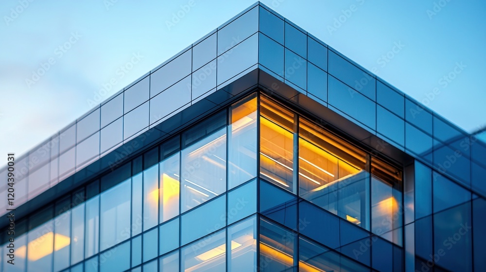 A detailed close-up of a modern office building's architecture, showcasing the fine lines and clean design of its glass and metal exterior. A detailed close-up of a modern office building's architecture, showcasing the fine lines and clean design of its glass and metal exterior.