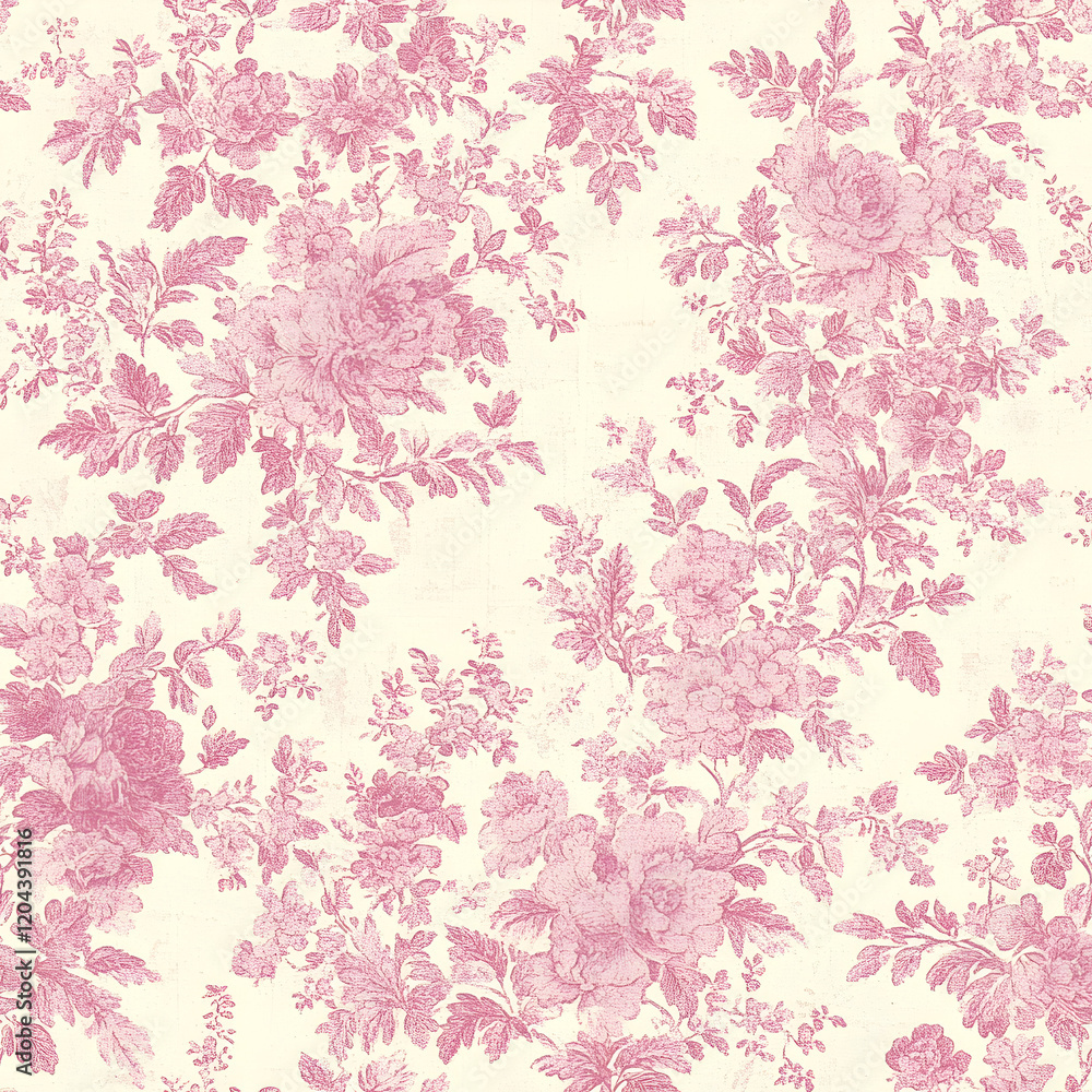 Pink Chinoiserie Seamless Pattern Digital Paper Pink Chinoiserie Seamless Pattern Digital Paper