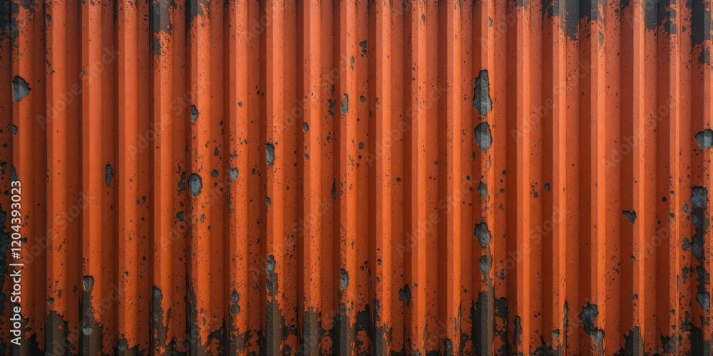 Rustic Orange Corrugated Metal Texture with Patina and Flaking Paint, Ideal for Backgrounds and Design Projects Rustic Orange Corrugated Metal Texture with Patina and Flaking Paint, Ideal for Backgrounds and Design Projects
