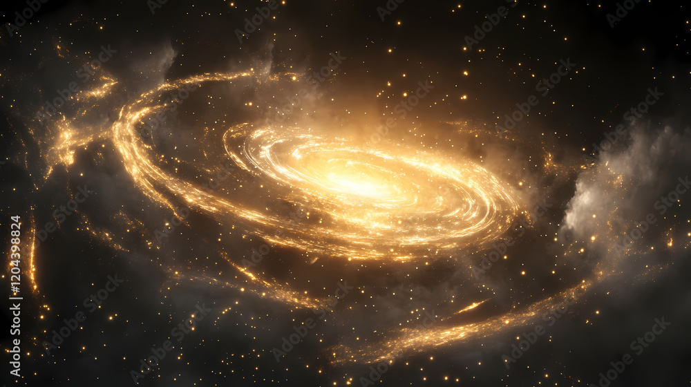 Design a galaxy texture with stars, nebulas, and cosmic swirls in a dark expanse. Abstract Galaxy. Illustration Design a galaxy texture with stars, nebulas, and cosmic swirls in a dark expanse. Abstract Galaxy. Illustration