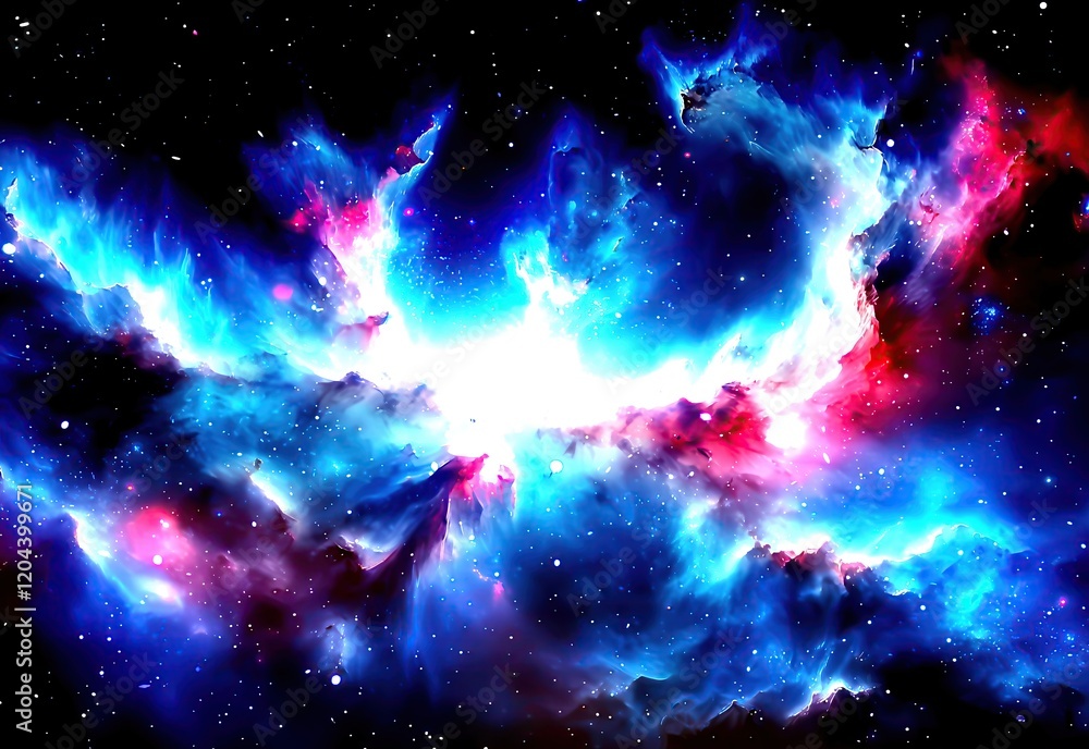 Fototapeta premium Cosmic abstraction texture background
