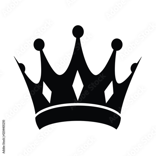 set of crowns vector