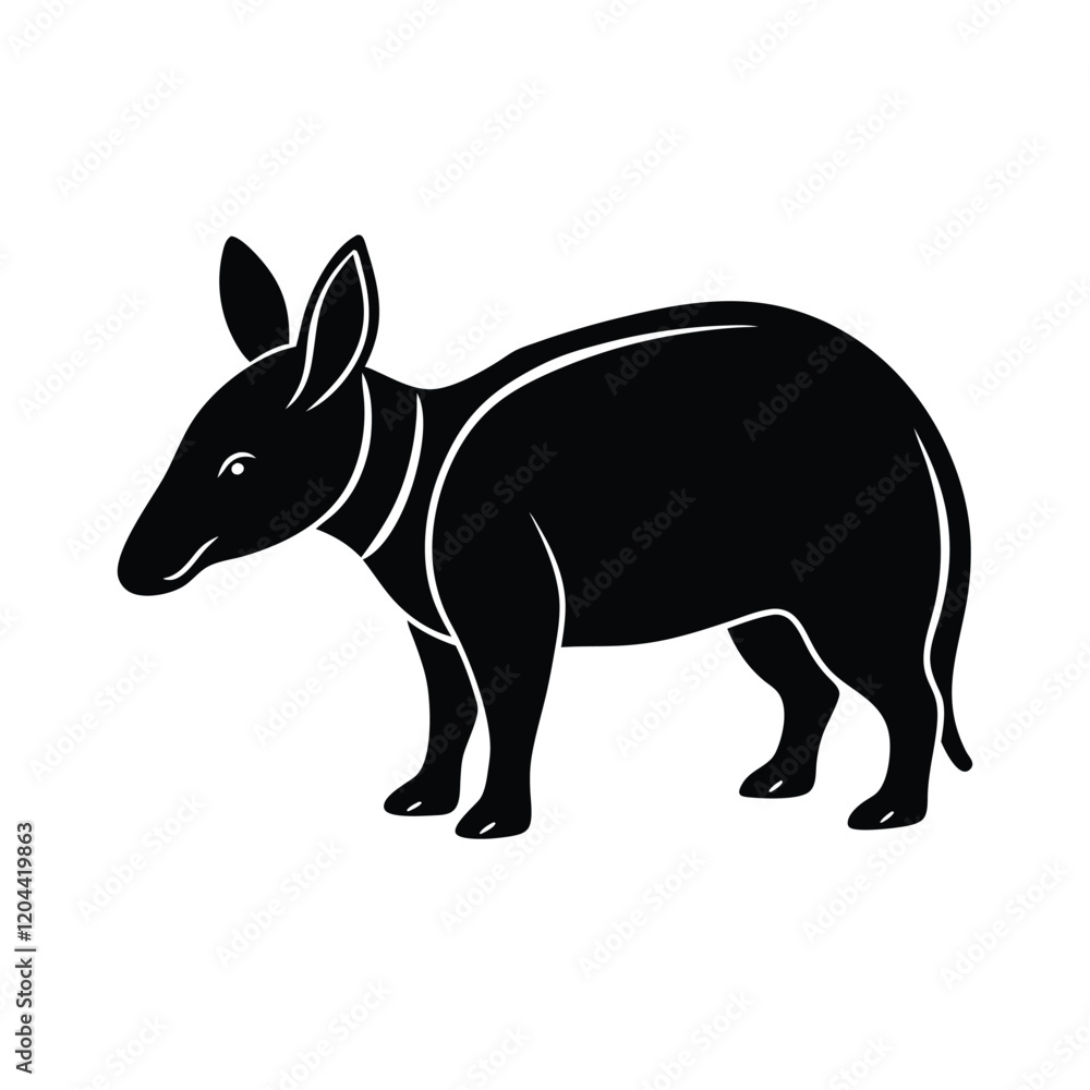 silhouette of a kangaroo silhouette of a kangaroo