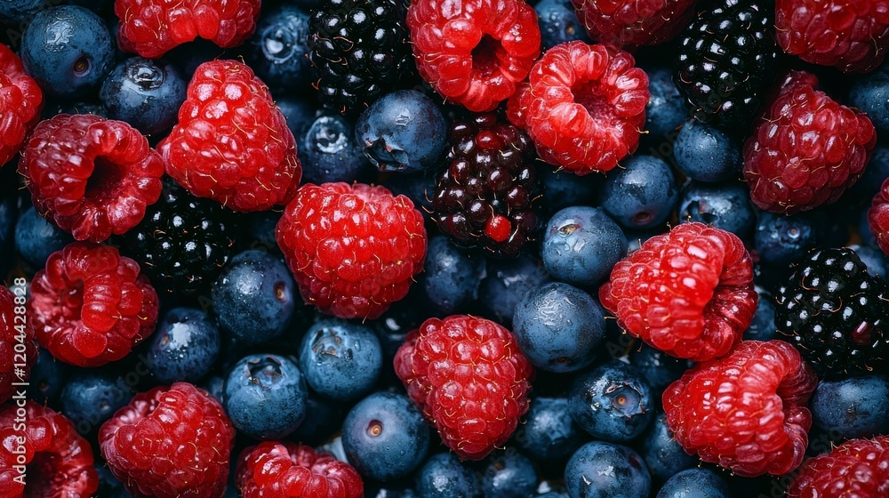 Fresh and Juicy Mixed Berries Background Detailing Raspberries Blueberries and Blackberries for Healthy Eating Inspiration Fresh and Juicy Mixed Berries Background Detailing Raspberries Blueberries and Blackberries for Healthy Eating Inspiration